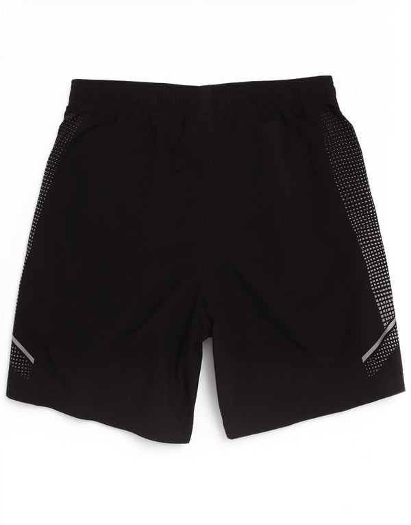 Męskie spodenki sportowe Under Armour o luźnym kroju, średnio czarne, geometryczne, sportowe