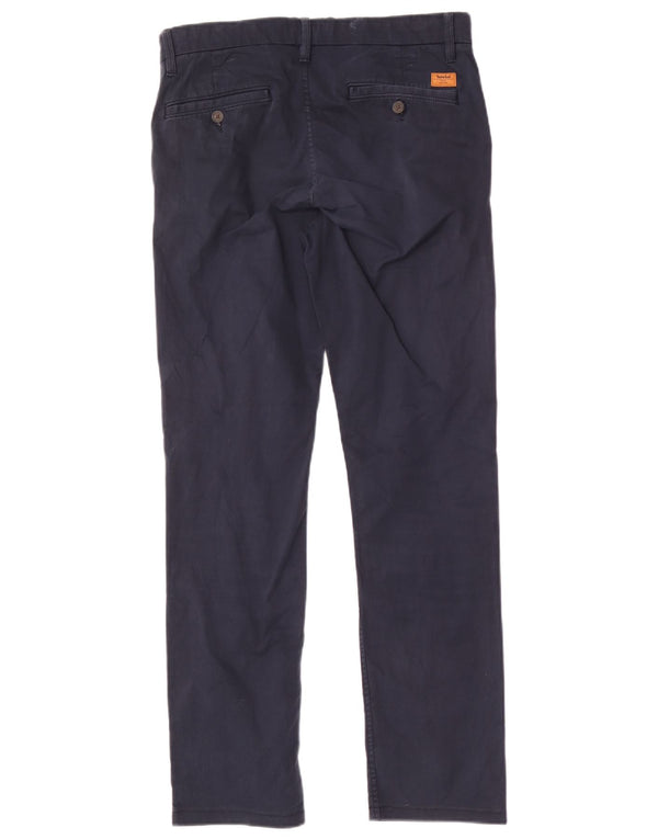 Męskie proste spodnie chino Timberland W31 L31 granatowe
