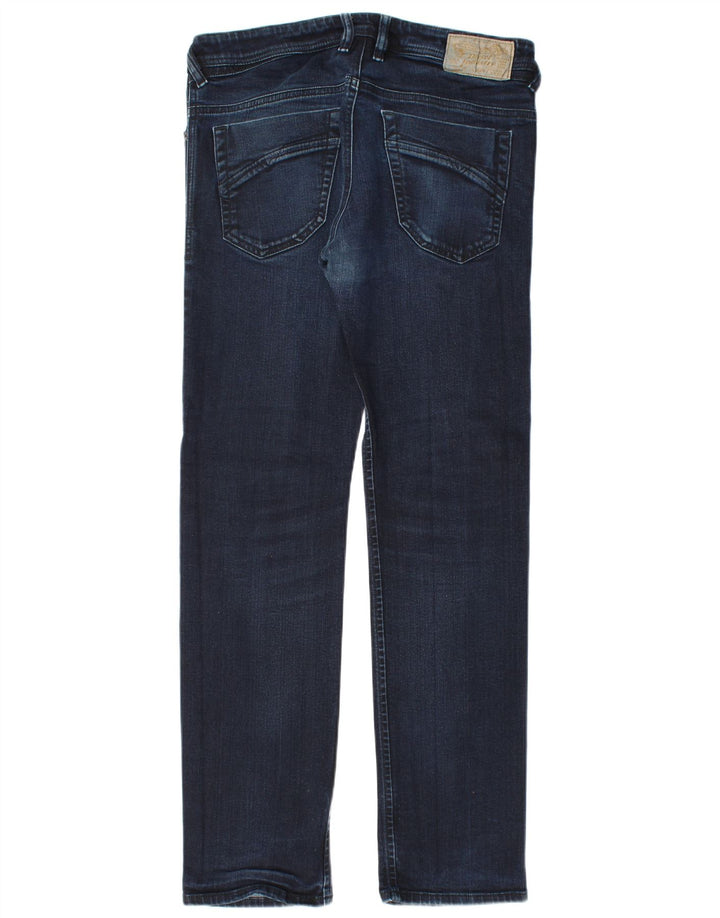 Diesel Męskie Slim Jeansy W32 L32 Granatowe Bawełniane