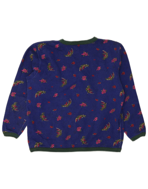 Damska bluza oversize Best Company UK 10 Small Blue Floral