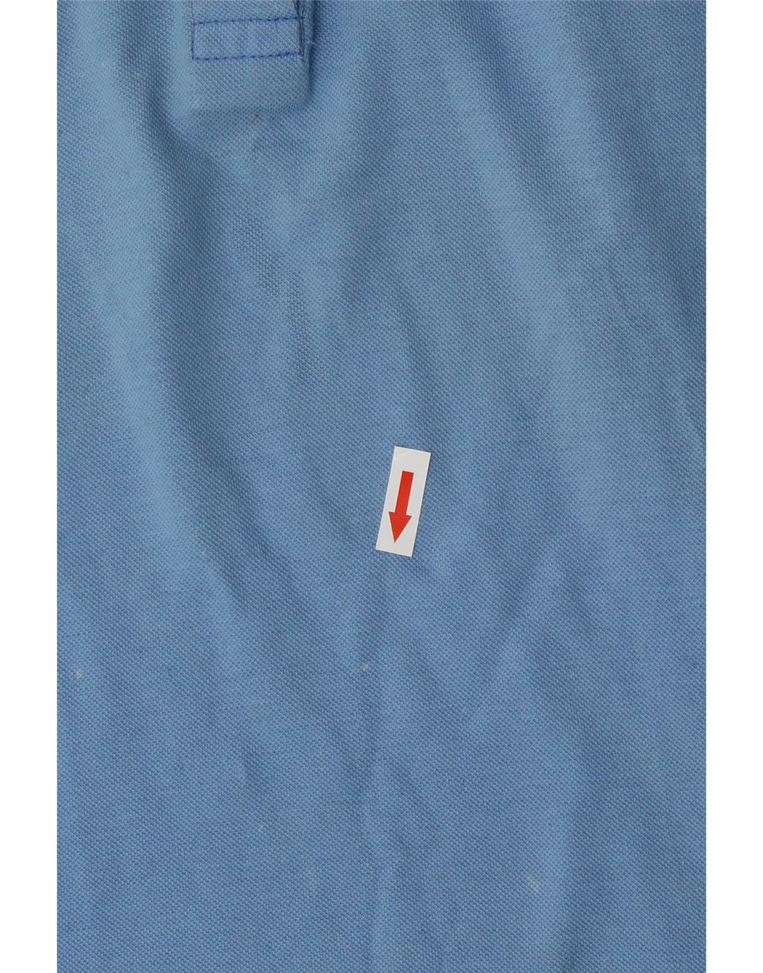 Damska koszulka polo bez rękawów Sergio Tacchini UK 12, średnia niebieska bawełna