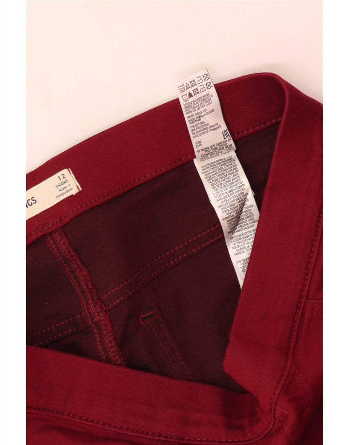 Marks & Spencer Damskie jeansy Jegging UK 12 Medium W30 L26 Czerwona bawełna