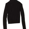 Damski sweter z golfem Zara UK 10 Small, czarna wiskoza