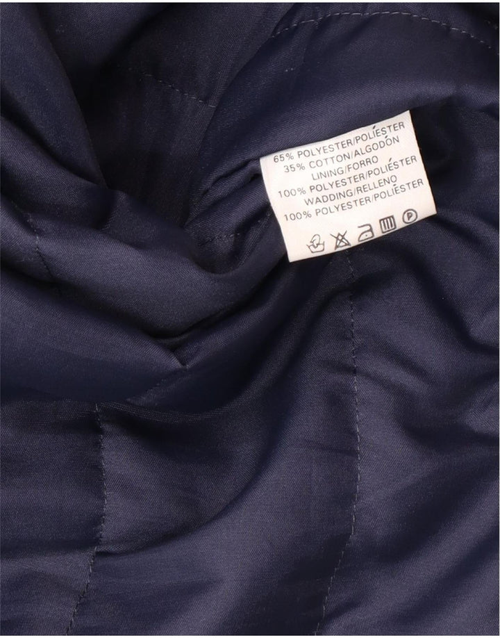 Płaszcz damski Dannimac UK 18 XL, granatowy, poliestrowy, klasyczny