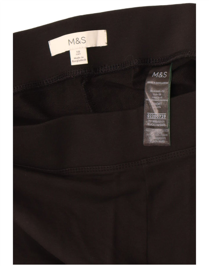 Damskie spodnie dresowe Marks & Spencer UK 10, małe, czarne, bawełniane