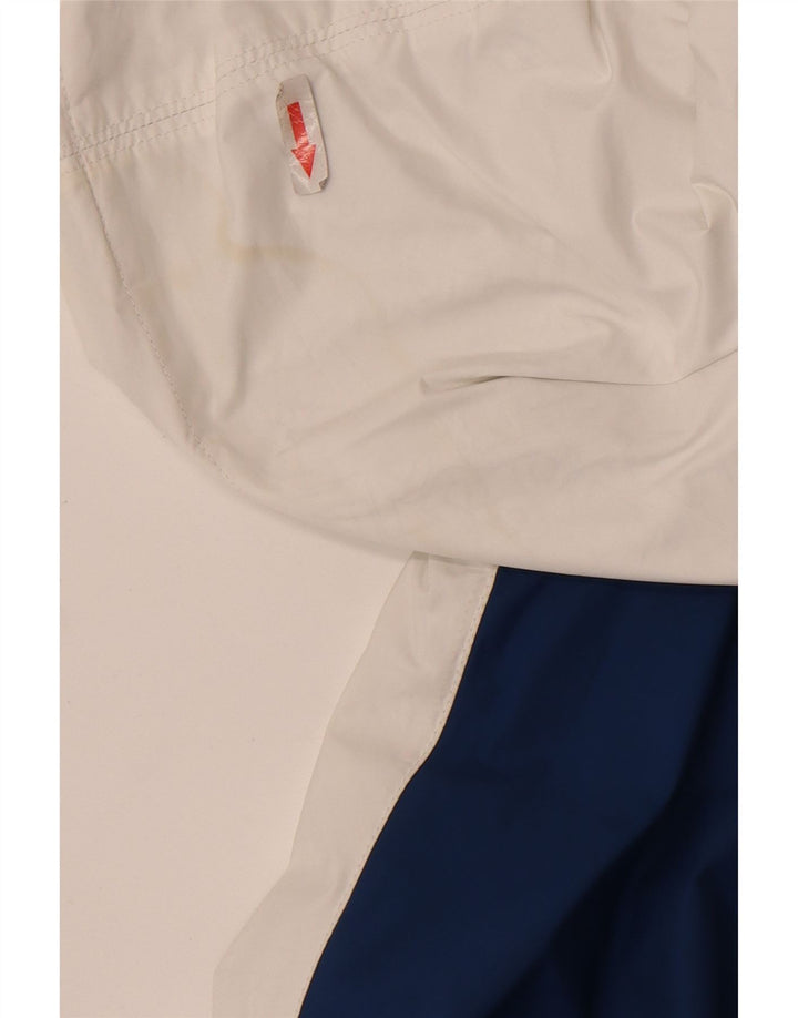 Męska dwustronna kurtka z kapturem Nike UK 38, poliester w kolorze średnioniebieskim