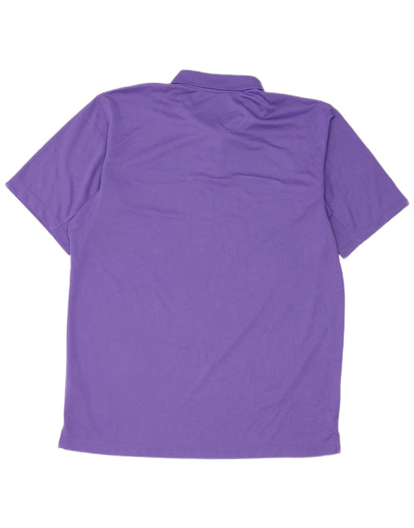 Męska koszulka polo Columbia Omni-Shade XL, fioletowa, poliestrowa