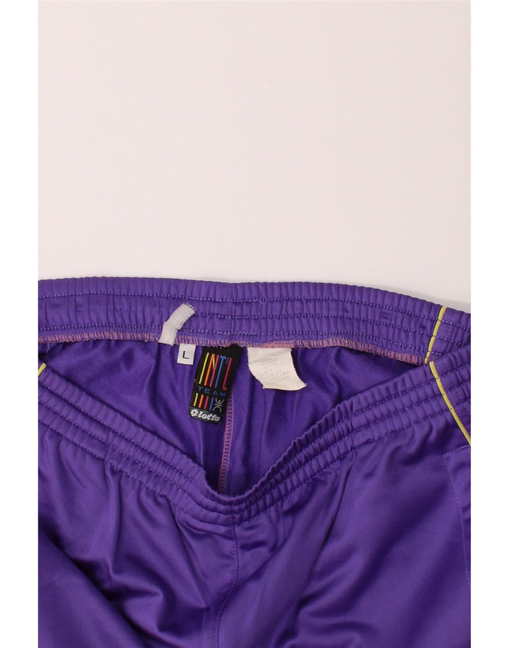 LOTTO Womens Tracksuit Trousers UK 16 Large  Purple Polyester Vintage Lotto and Second-Hand Lotto from Messina Hembry 