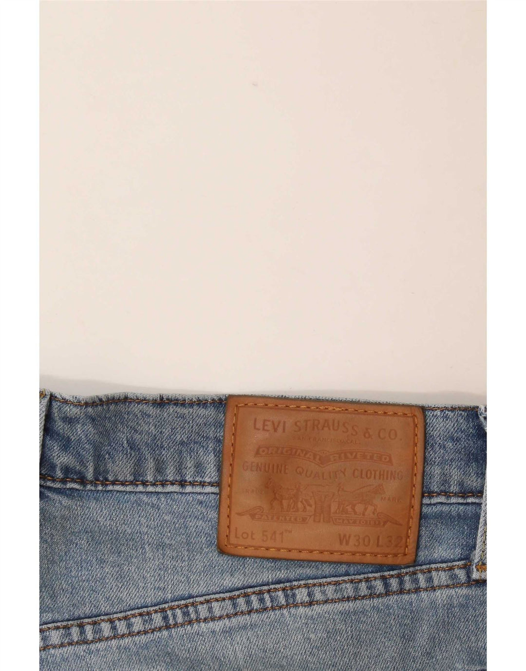 Męskie jeansy Levi's 541 Straight W30 L32 Niebieskie bawełniane