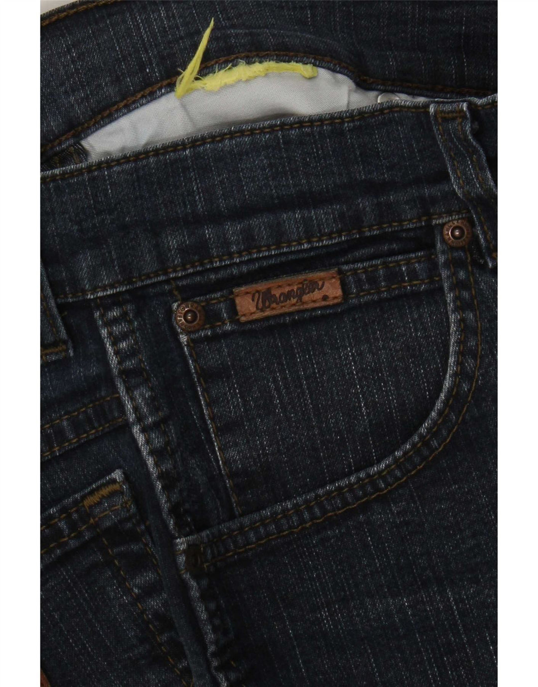Męskie proste dżinsy Wrangler W34 L32 granatowe