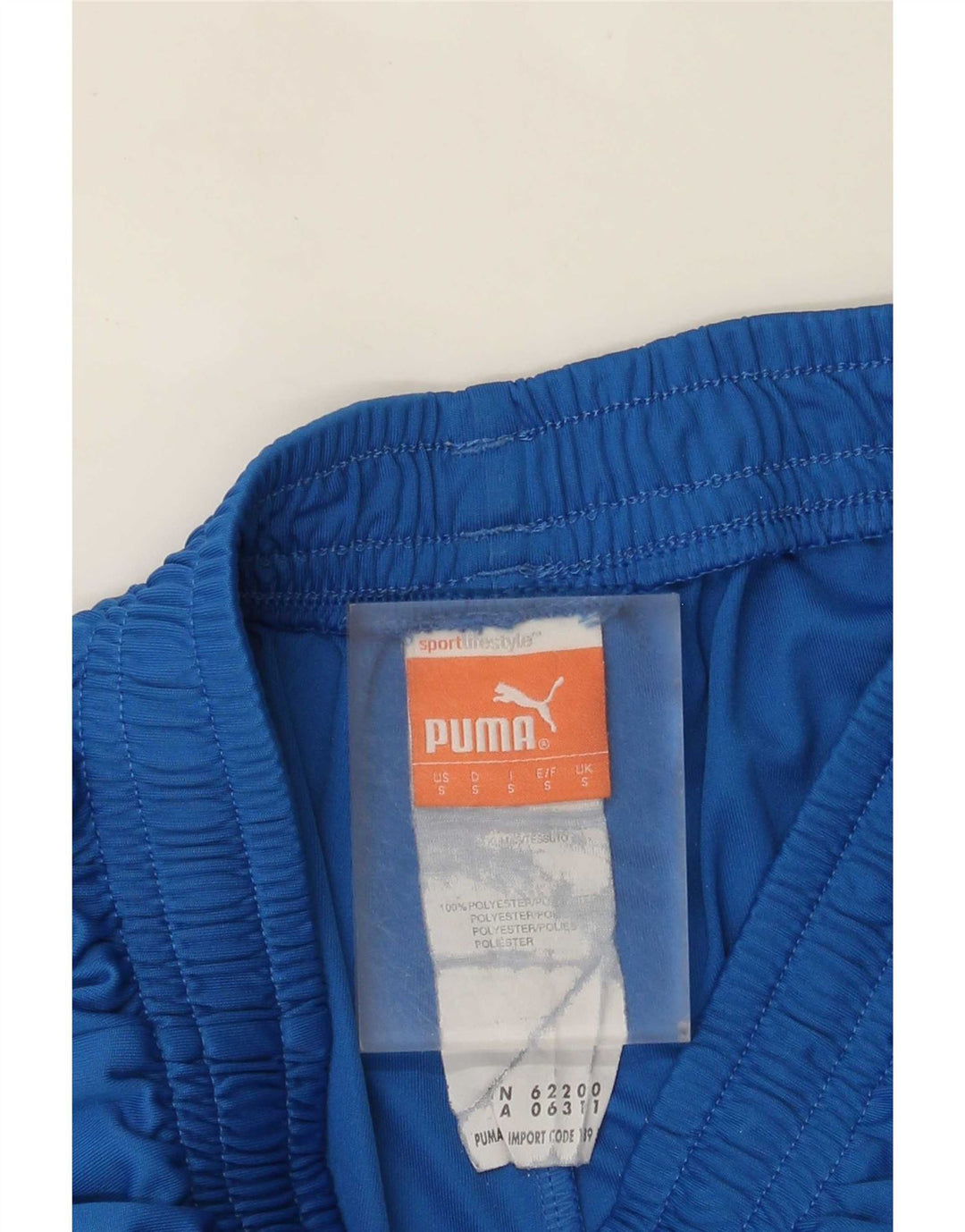 Męskie spodenki sportowe Puma, małe, niebieskie, z poliestru