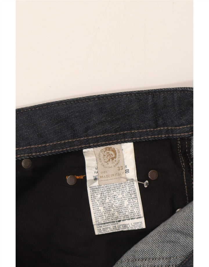 Diesel Męskie Proste Dżinsy W33 L34 Granatowe Bawełniane