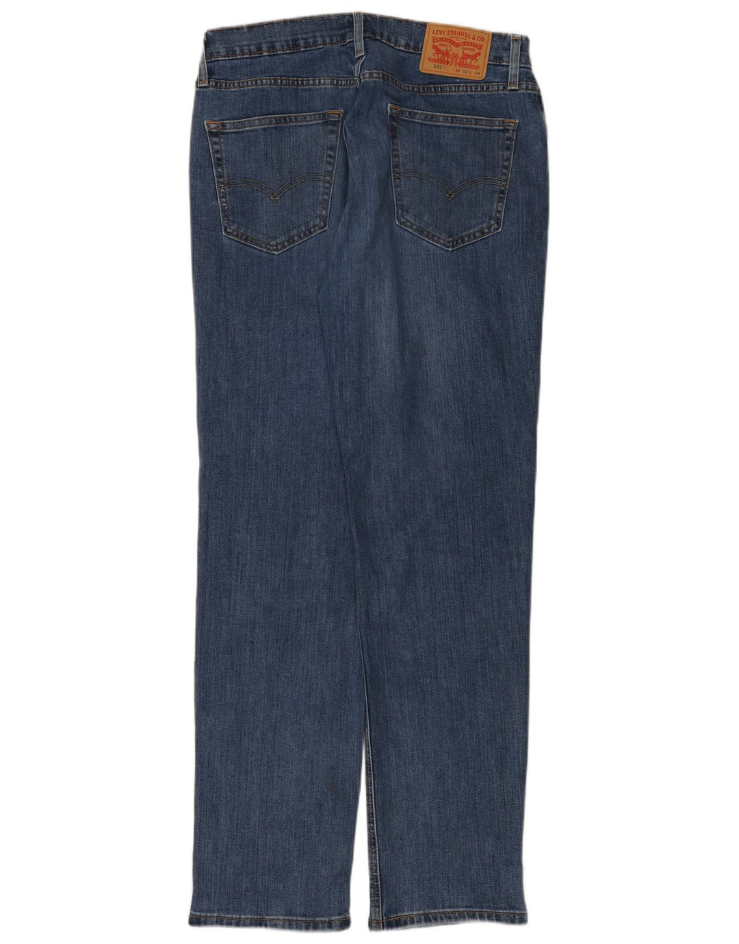Męskie jeansy Levi's 541 Athletic Straight W32 L34 Niebieskie bawełniane