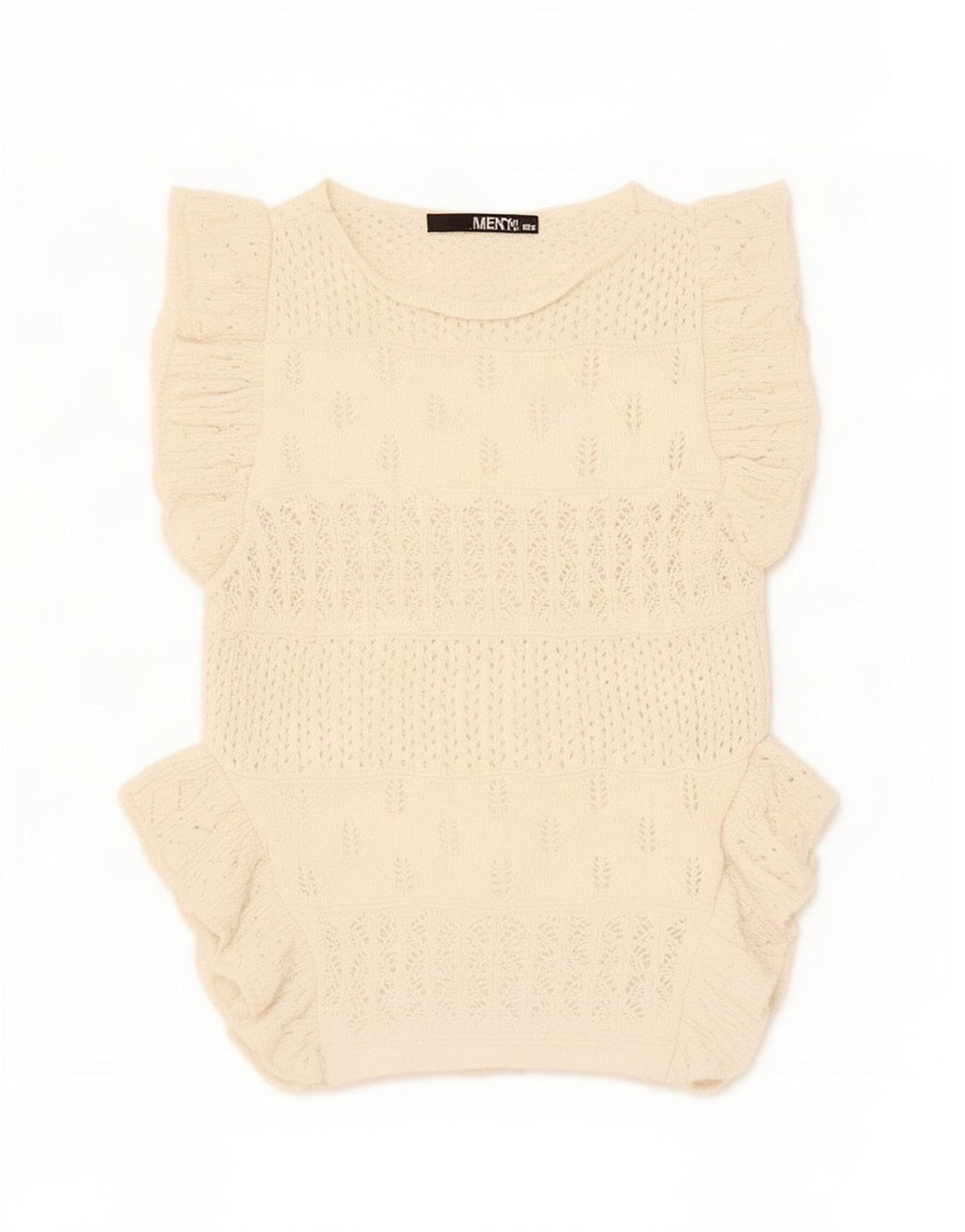 Damski podkoszulek Zara Crop Vest UK 8 Small Beżowy poliester