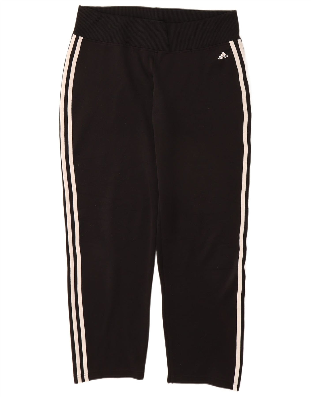 Damskie spodnie dresowe ADIDAS UK 16, duże, czarne, poliestrowe