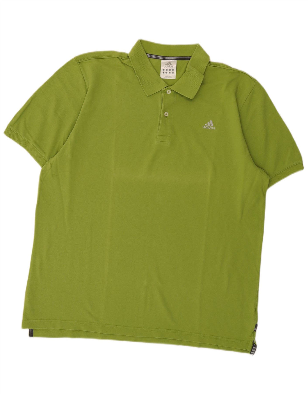 Męska koszulka polo Adidas XL, zielona bawełna