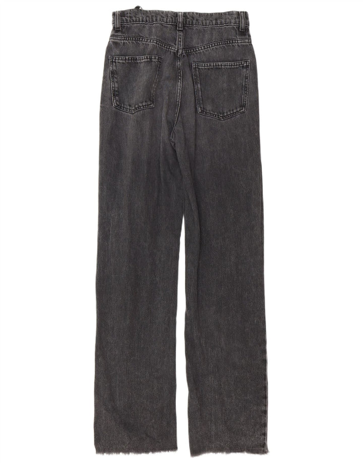Damskie proste dżinsy Zara EU 36 Small W26 L33 Szara bawełna