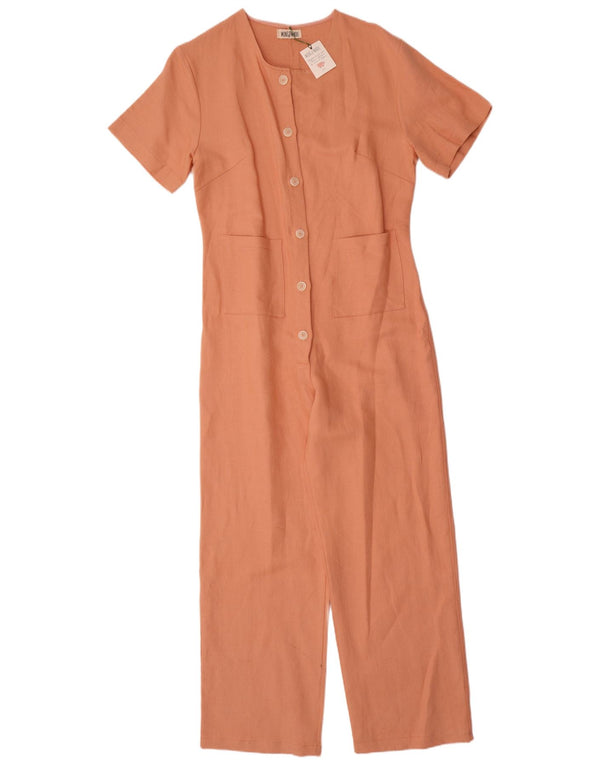 Kombinezon damski w stylu vintage UK 10 mały pomarańczowy