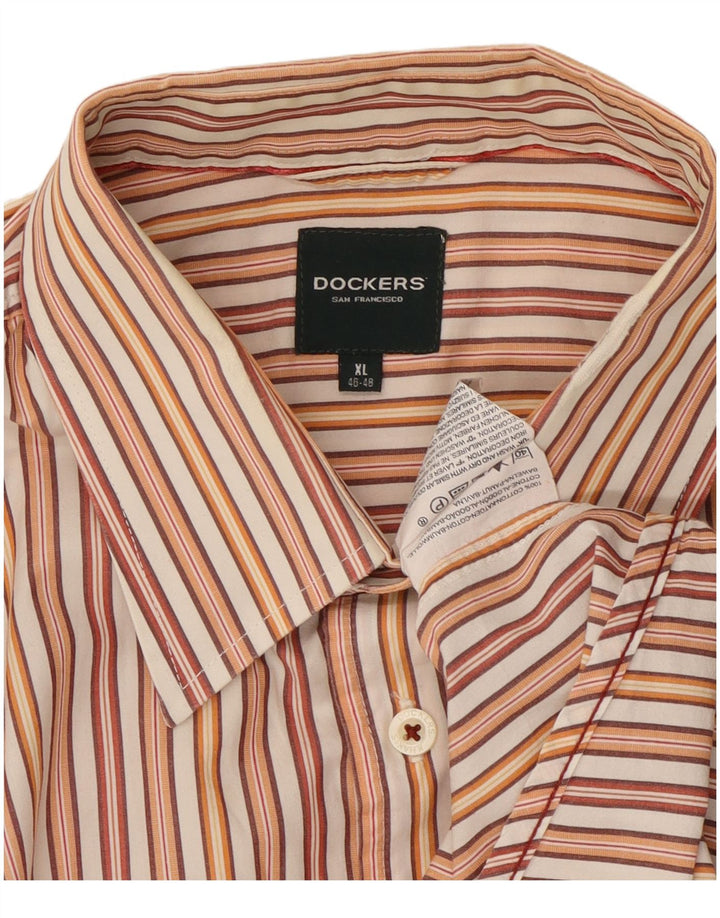 Koszula męska Dockers, rozmiar 46/48 XL, wielokolorowe paski