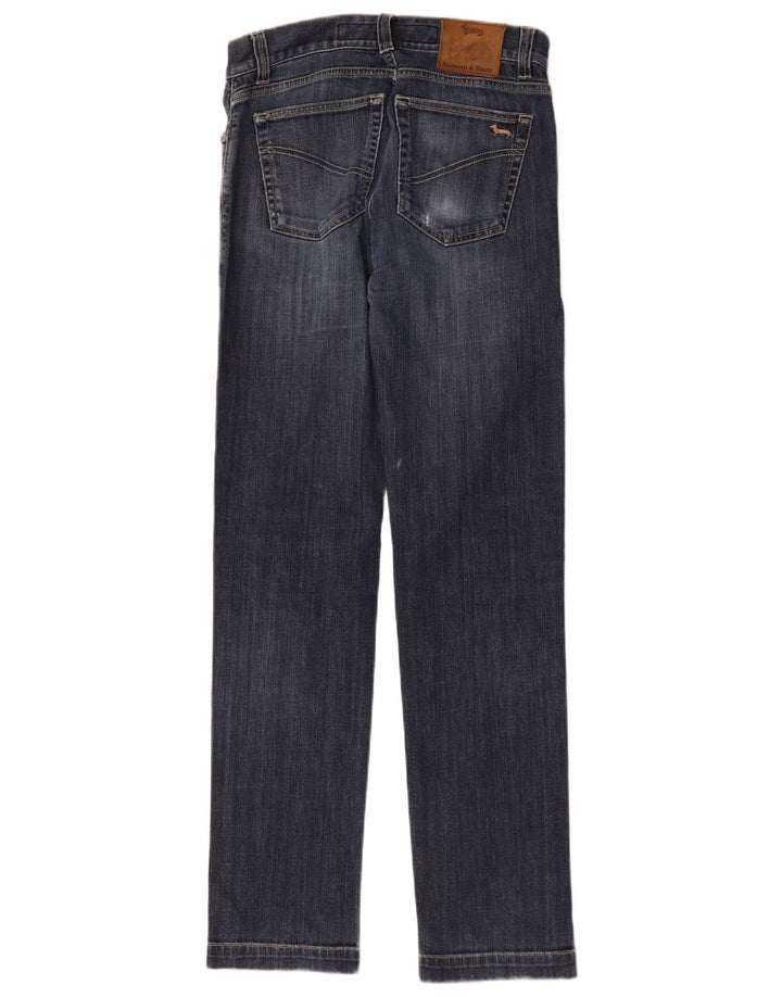 Harmont & Blaine Męskie jeansy slim W30 L32 Granatowa bawełna