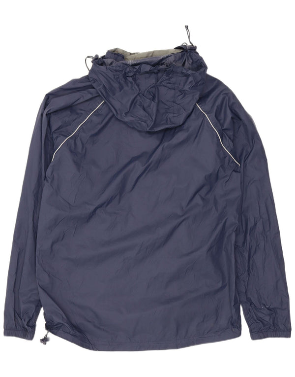 Męska kurtka przeciwdeszczowa Mountain Warehouse z kapturem i luźnym krojem, UK 34 XS, granatowa