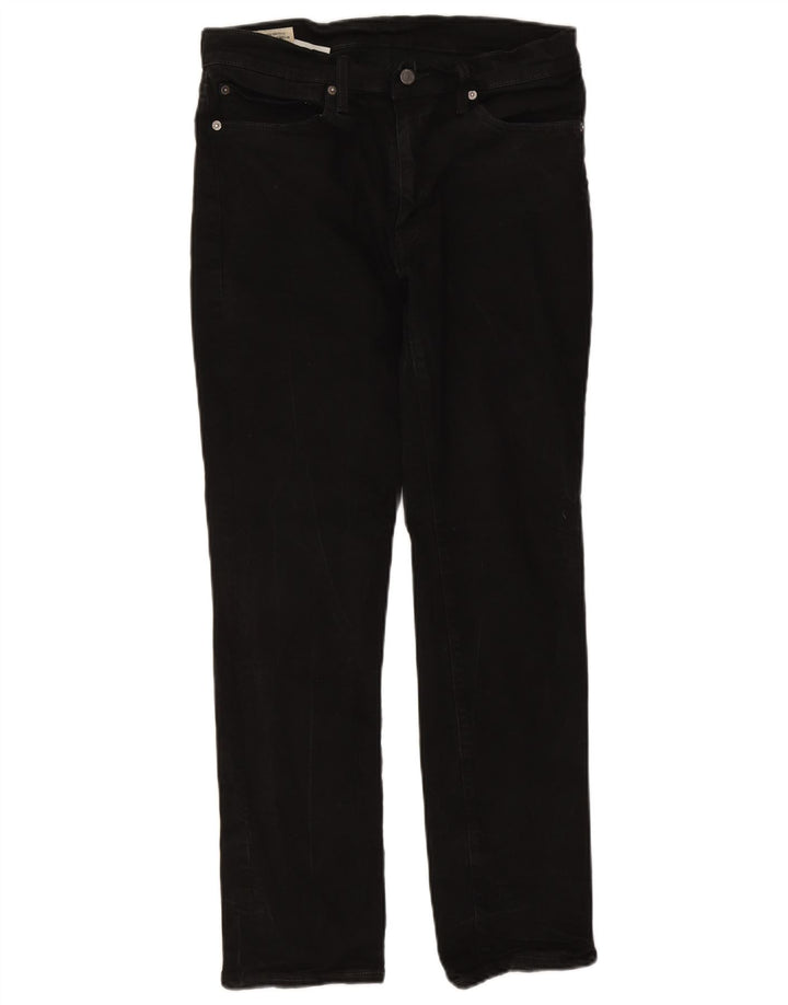Męskie jeansy Levi's 511 Slim W34 L29 Czarna bawełna