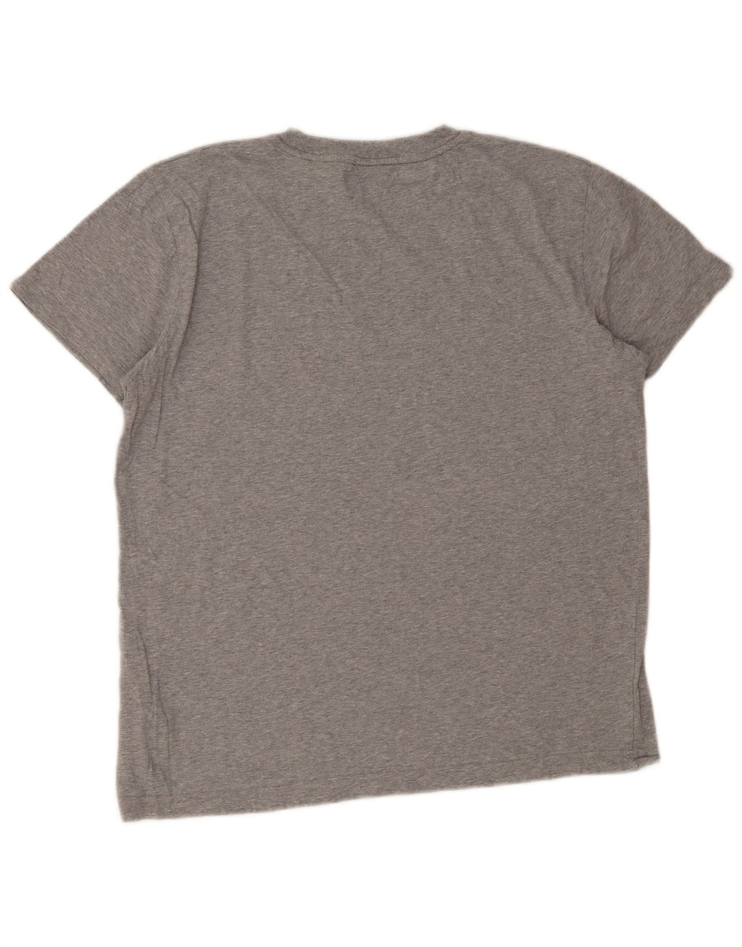 Męski T-shirt z grafiką Gant, duży, szary, bawełniany