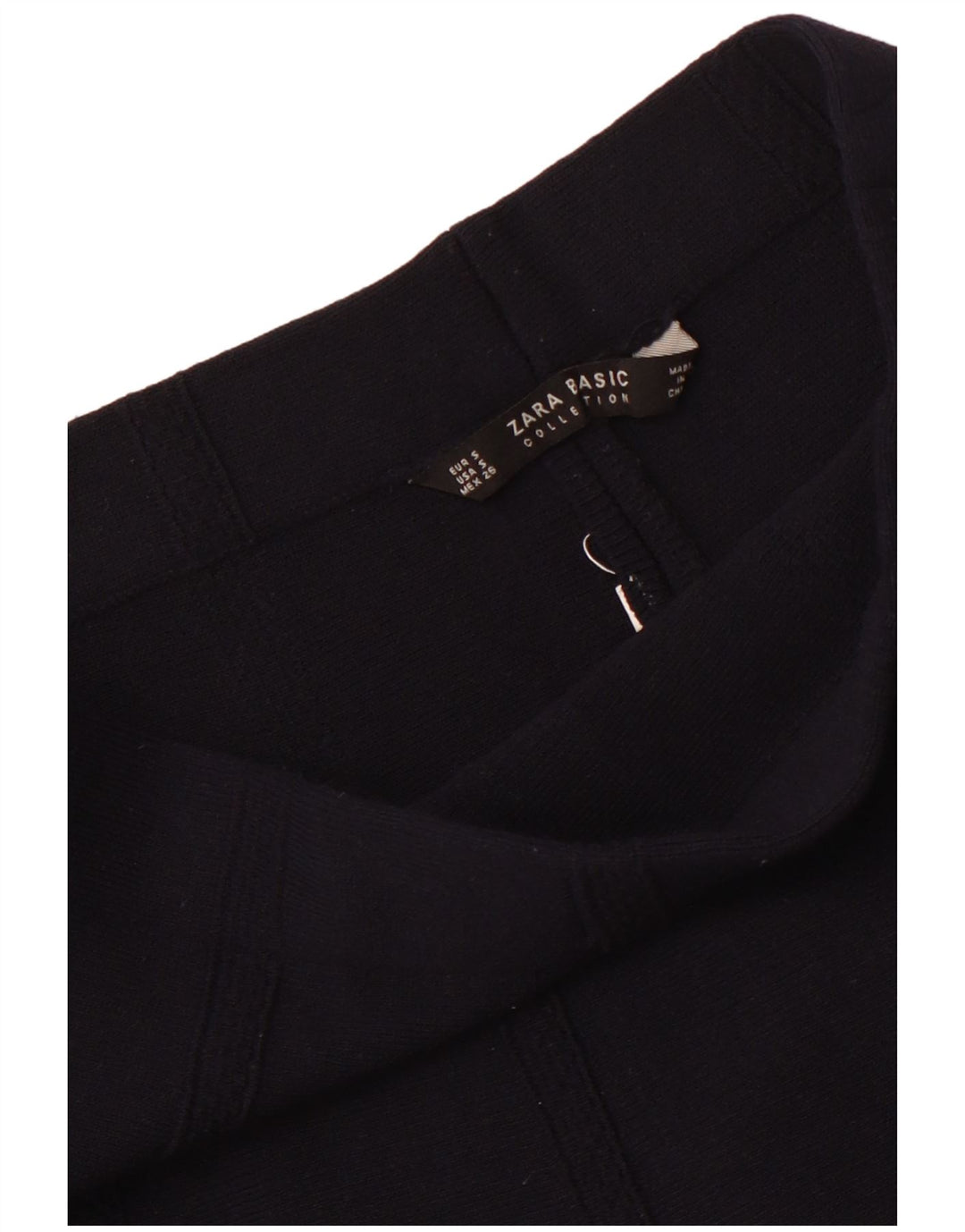 Spódnica damska Zara o linii A UK 6 Small W26 Granatowa