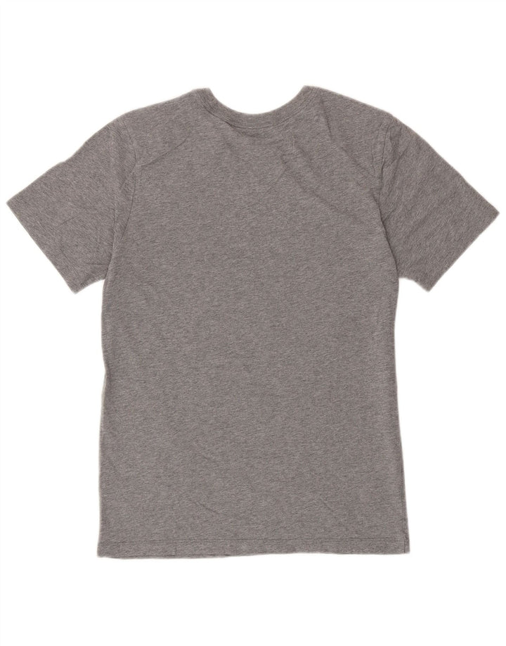 Męski T-shirt z grafiką Jordan, mały, szary, bawełniany