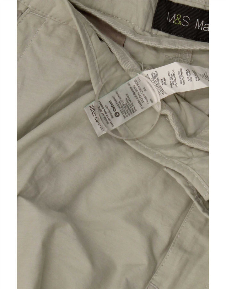 Marks & Spencer Męskie bermudy Cargo W38 XL, beżowa bawełna