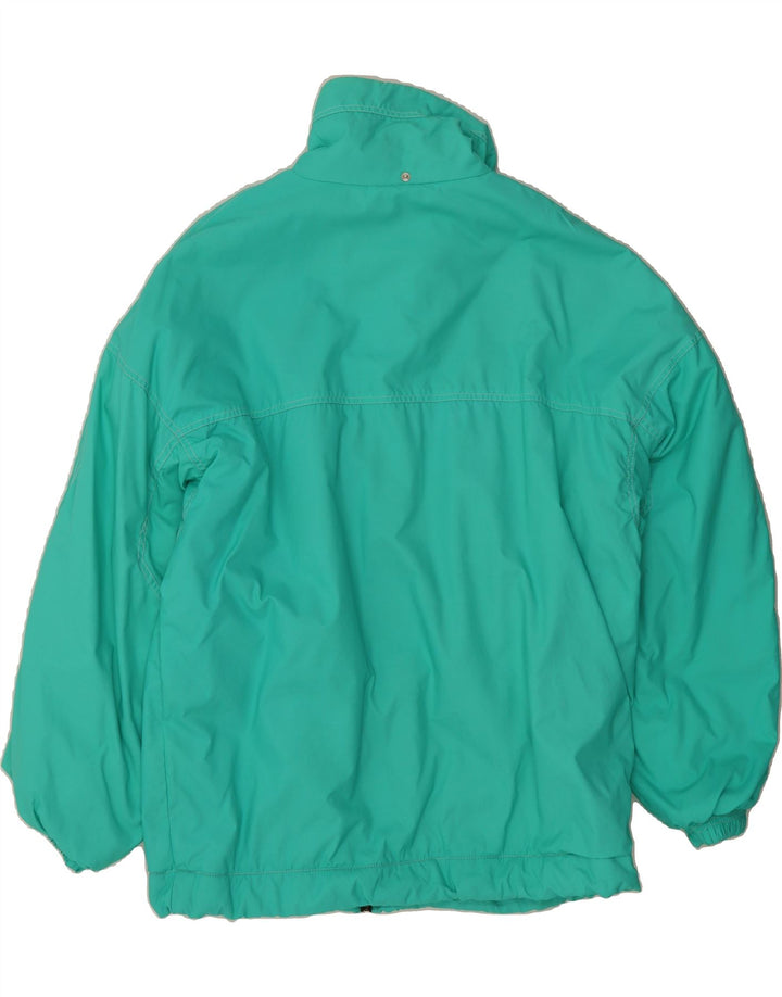 VINTAGE Mens Windbreaker Jacket IT 52 XL Turquoise Polyamide Vintage Vintage and Second-Hand Vintage from Messina Hembry 