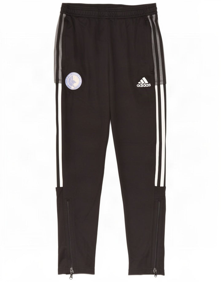 Męskie spodnie dresowe Adidas Aeroready, małe, czarne, poliestrowe