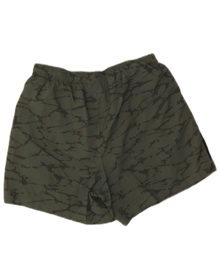 Męskie spodenki sportowe New Balance, średni kamuflaż khaki, poliester