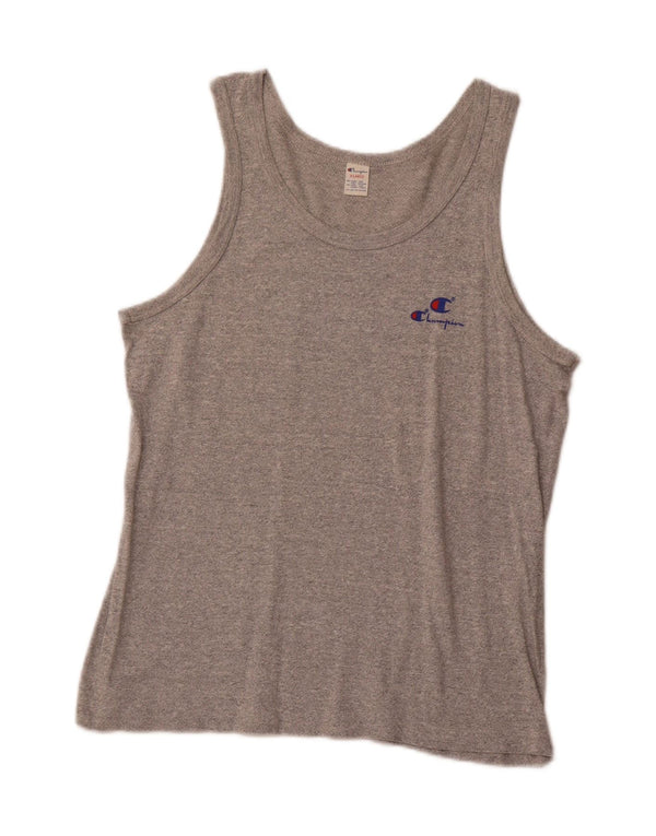 Damska kamizelka CHAMPION UK 18 XL Szara, nakrapiana bawełna sportowa