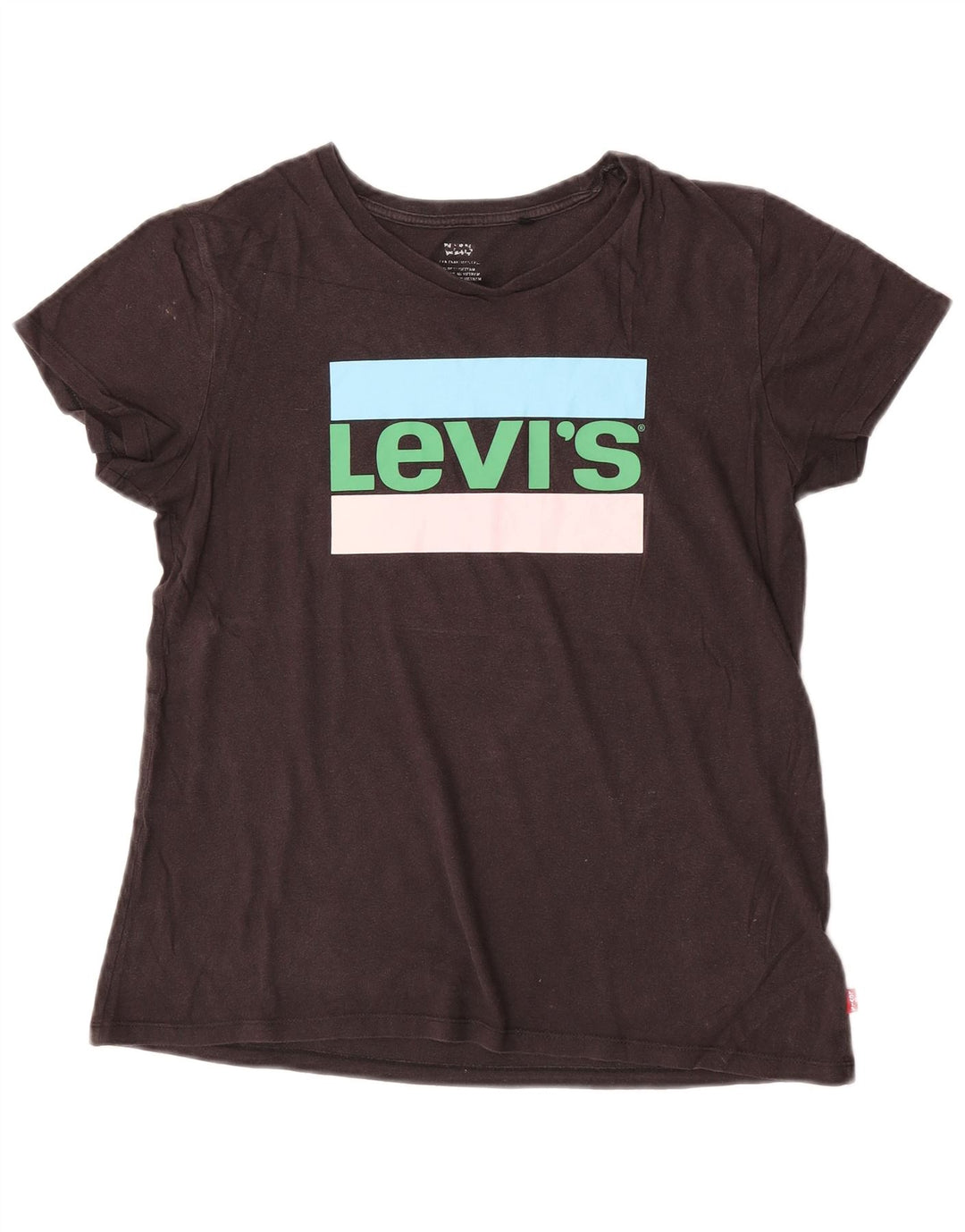 Damska koszulka z grafiką Levi's Top UK 14 Medium Black