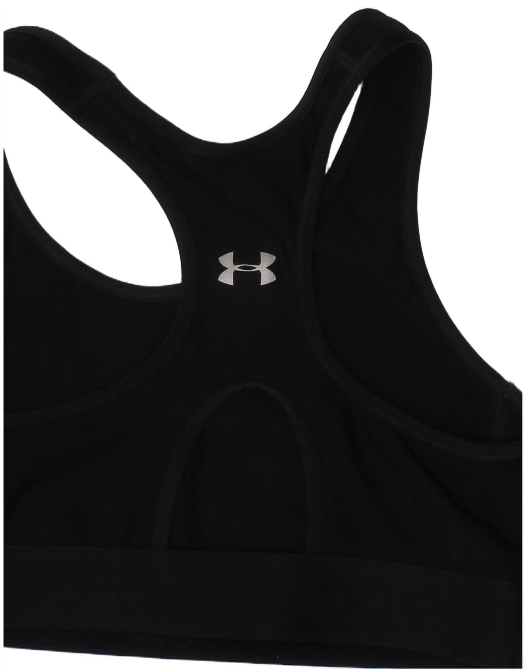 Damski top sportowy z grafiką Under Armour, mały, czarny, poliestrowy sportowy