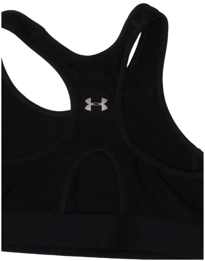 Damski top sportowy z grafiką Under Armour, mały, czarny, poliestrowy sportowy