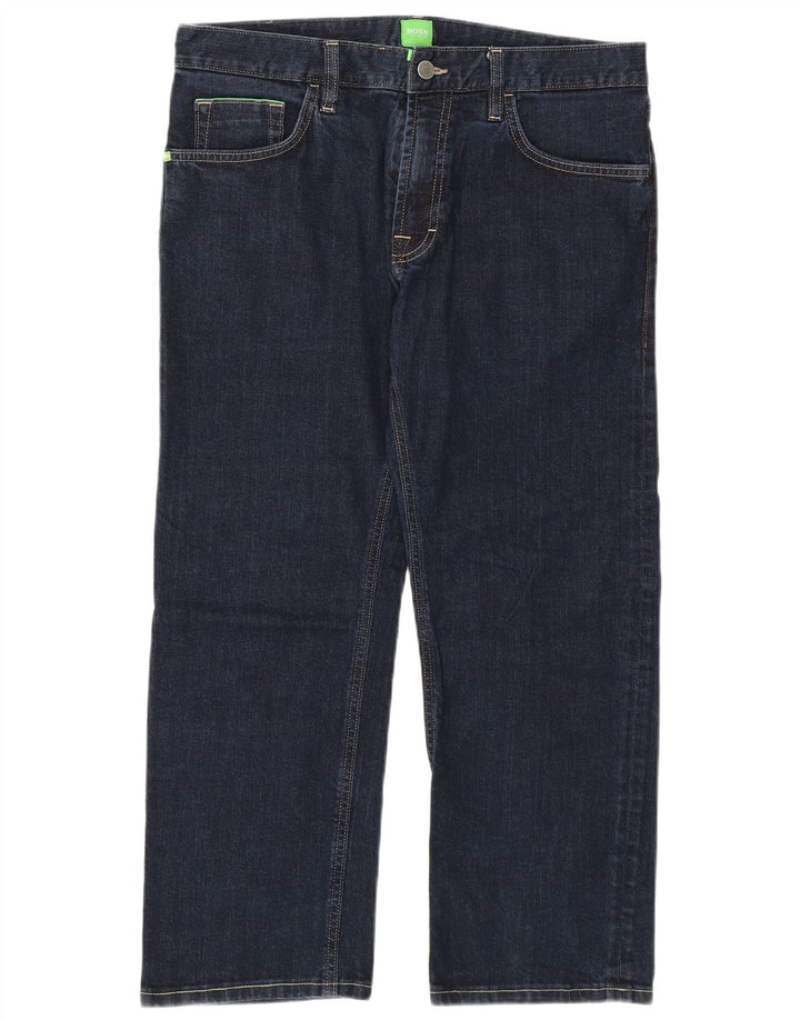Męskie jeansy HUGO BOSS W33 L25 Granatowe, bawełniane
