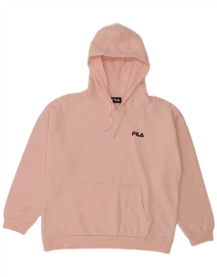 Damski sweter z kapturem Fila UK 18 XL Różowy poliester