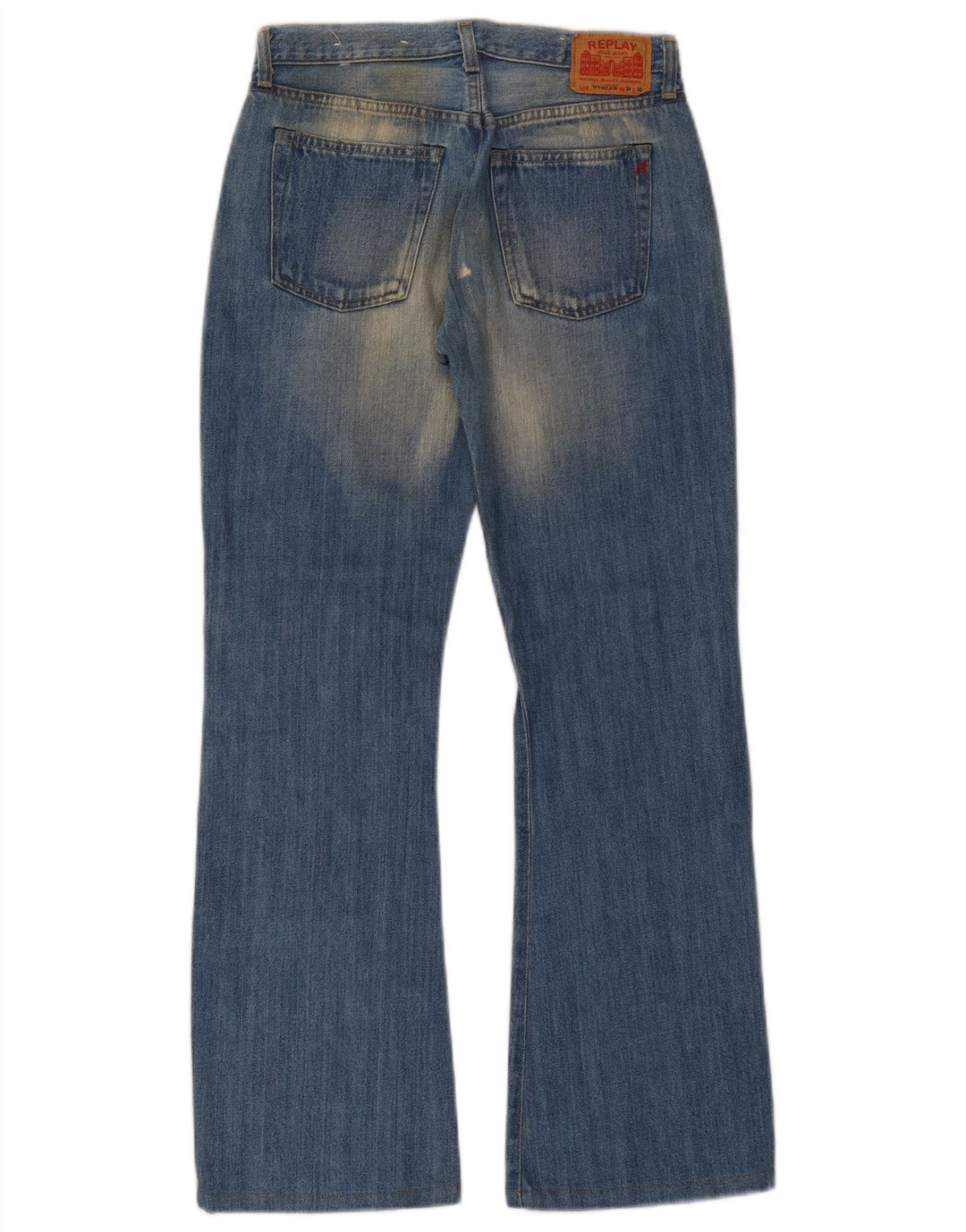 Damskie jeansy Bootcut Replay W26 L30 Niebieskie