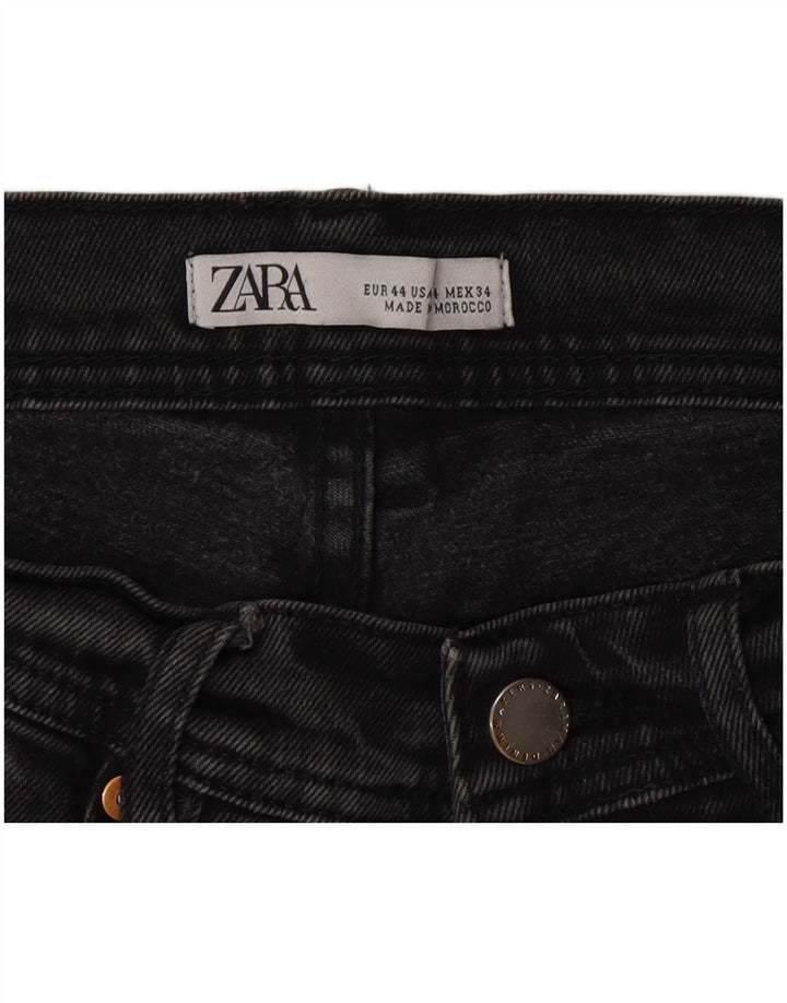 Męskie jeansy slim fit Zara EU 44 Large W34 L30 Szara bawełna