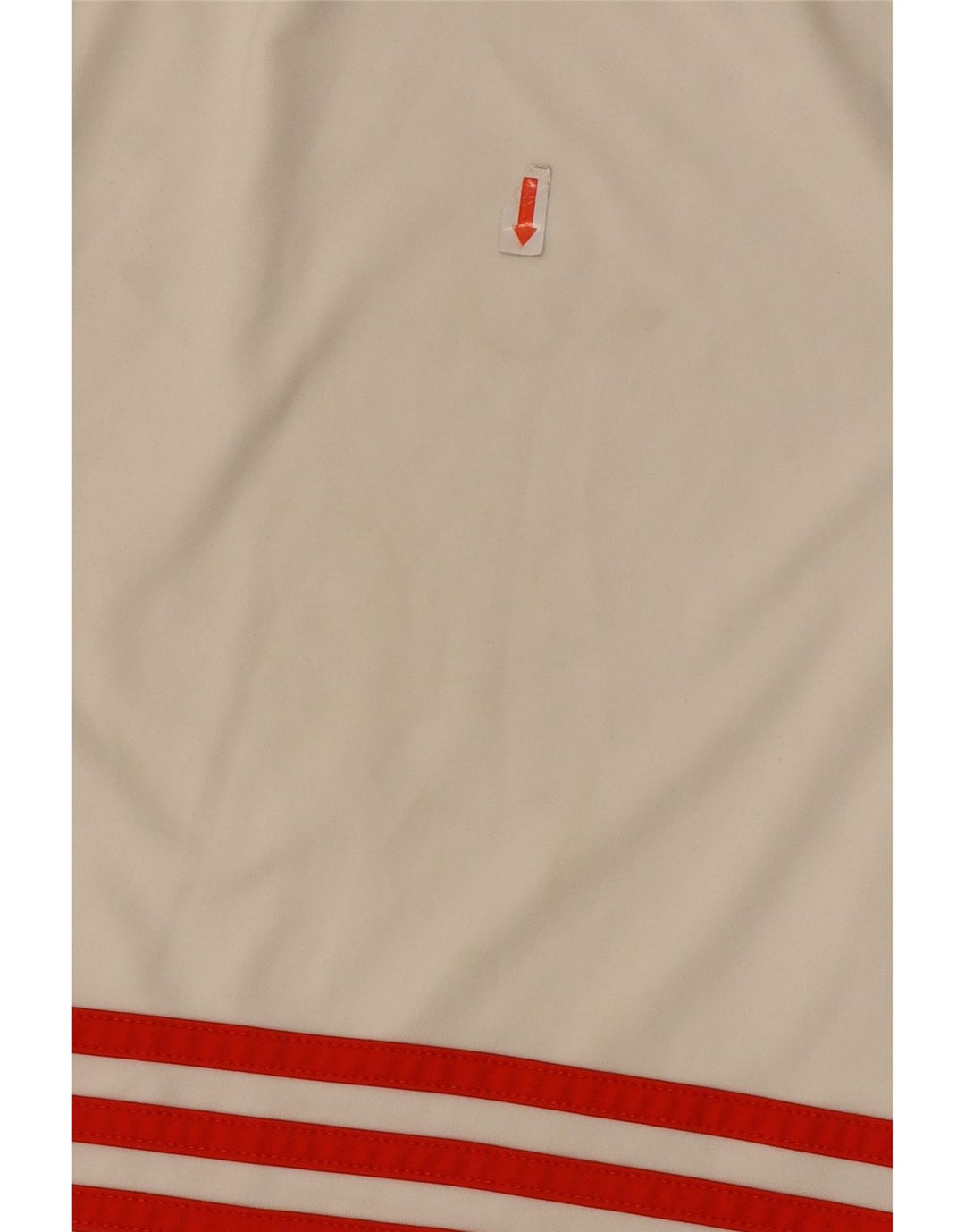 Męskie spodenki sportowe Adidas Climalite, małe, białe, poliestrowe