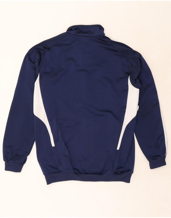 Adidas Mens Tracksuit Top Jacket UK 38/40 Medium Navy Blue Polyester