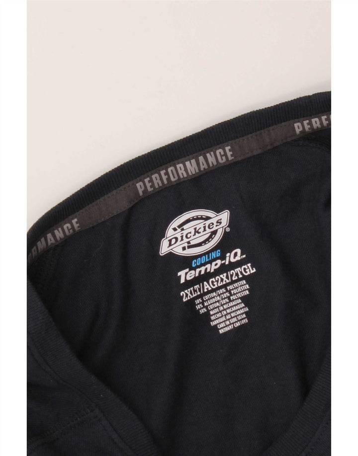 Wysoki top męski Dickies z długim rękawem 2XL, granatowy, bawełniany