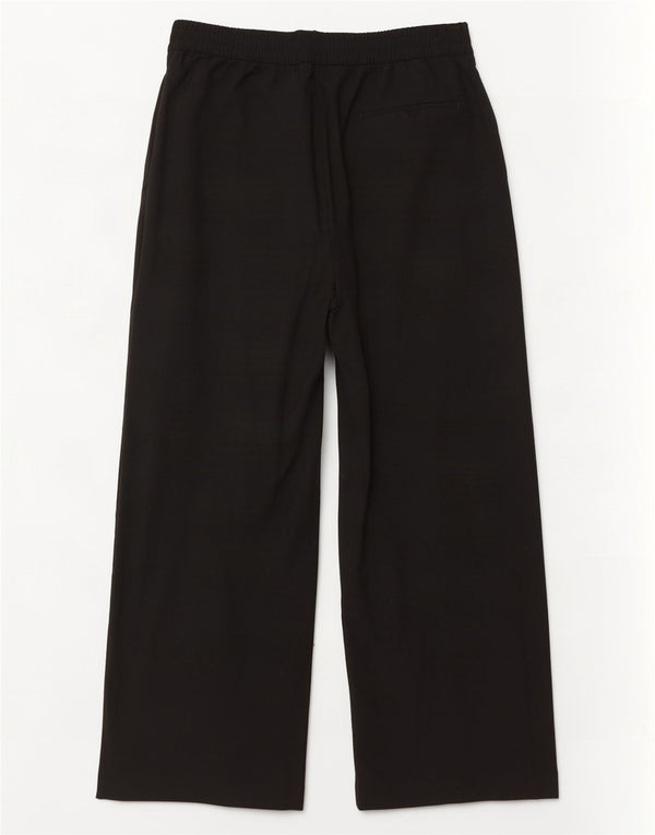 Marks & Spencer Damskie spodnie codzienne z szerokimi nogawkami UK 18 XL W36 L29 Czarne