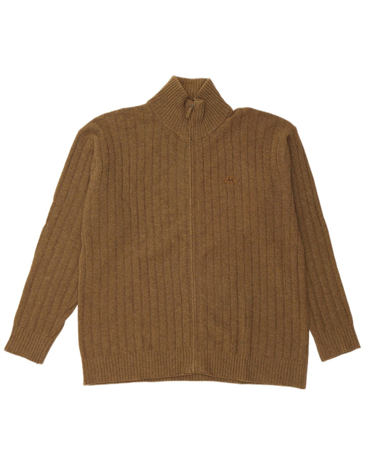 Męski sweter Kappa 2XL, wełna khaki