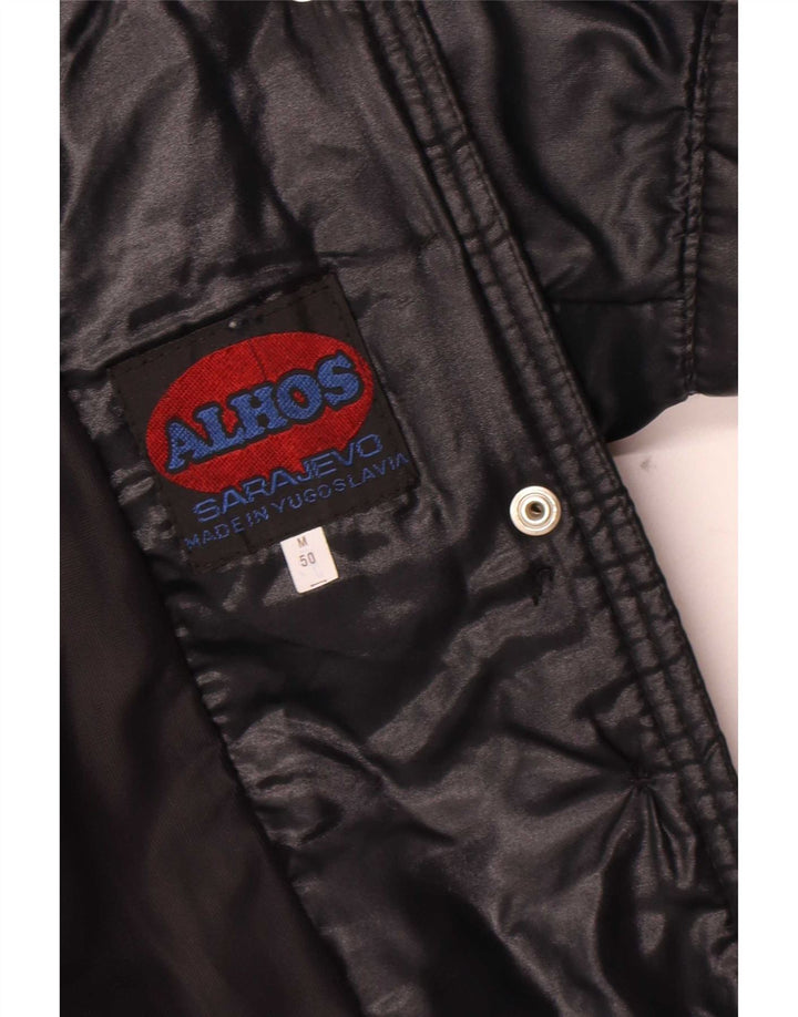 Vintage damski płaszcz oversize IT 50 XL granatowy