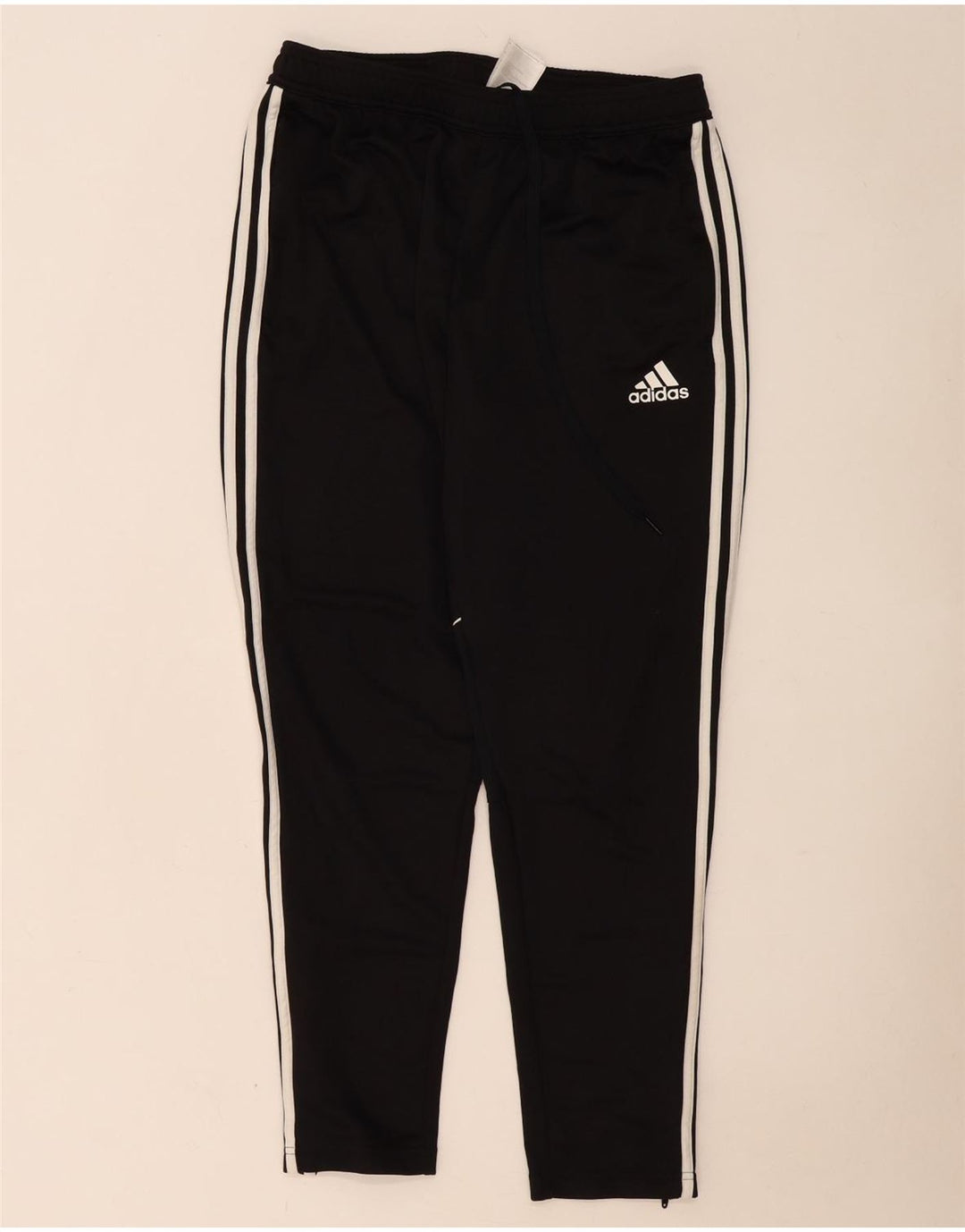 Męskie spodnie dresowe Adidas, duże, czarne, poliestrowe