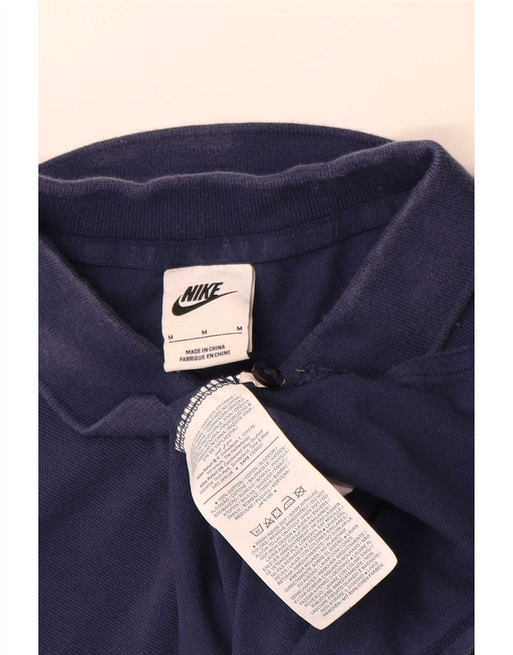 Męska koszulka polo Nike, średnia, granatowa, bawełniana