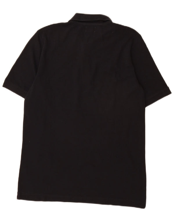 Męska koszulka polo Kappa, duża, czarna, bawełniana